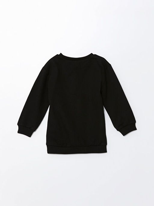 Bisiklet Yaka Uzun Kollu Atat?rk Bask?l? Erkek Bebek Sweatshirt