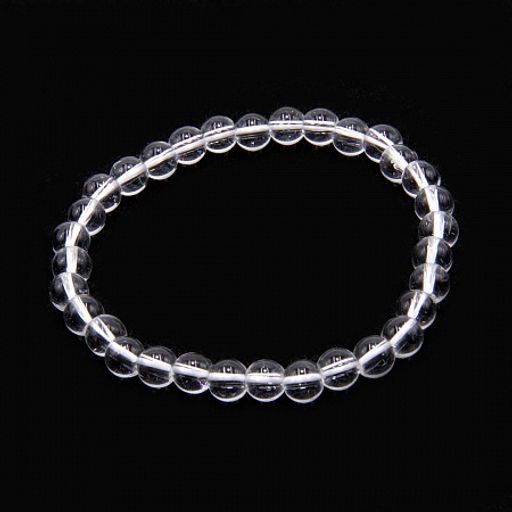 Браслет из камня Горный хрусталь дарует интуицию и сверхспособности 6мм