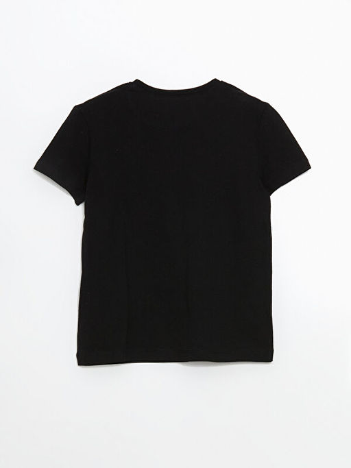 Bisiklet Yaka Basic K?sa Kollu K?z ?ocuk Ti??rt - Waikiki фото 6