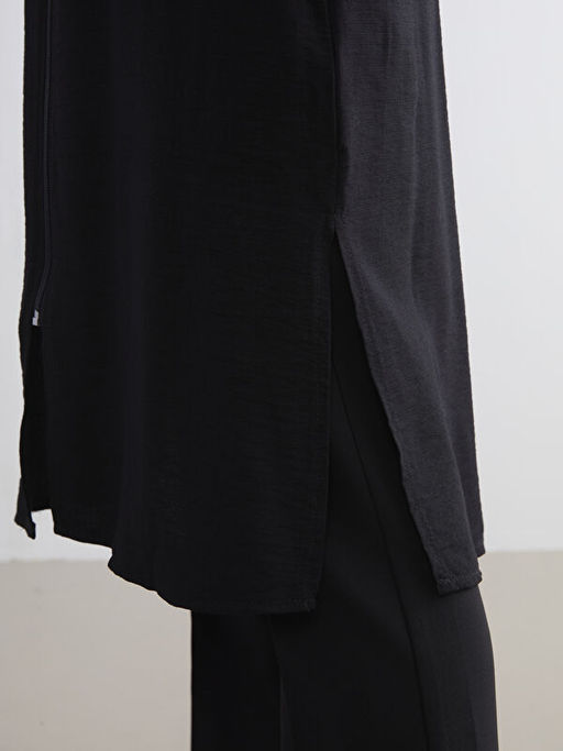 Bisiklet Yaka Elbise