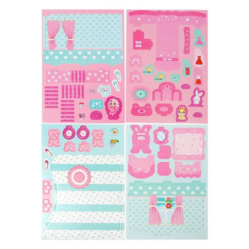 Конструктор 3D из пенокартона Комната принцессы, 54 детали - Unicon фото 4