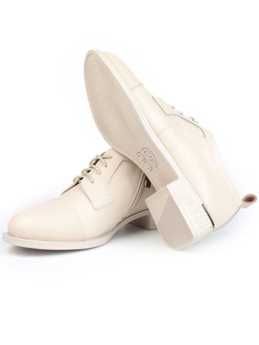 03-YP9862M BEIGE Полуботинки женские (натуральная кожа)