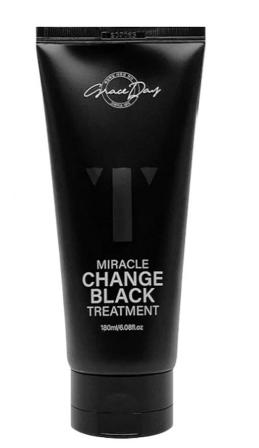 Тонирующая, восстанавливающая черная маска для волос - Miracle Change Black Treatment, 180мл