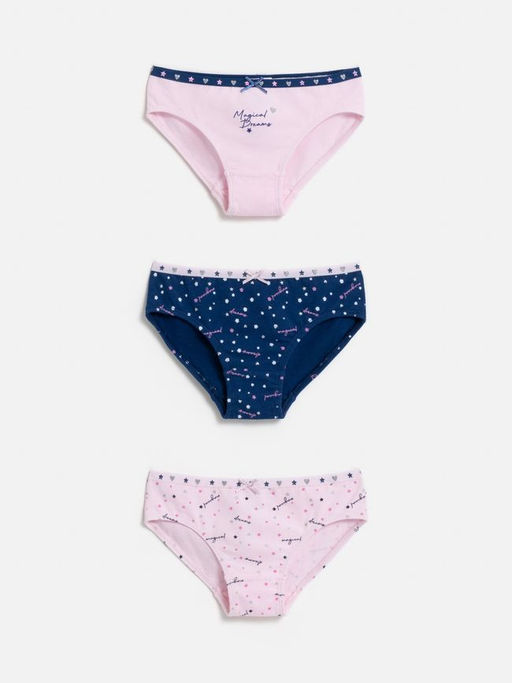 ACOOLA / Трусы детские для девочек 3шт Zakapa ассорти  фото 2