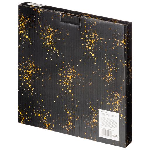 НАБОР ТАРЕЛОК ОБЕДЕННЫХ BRONCO MIDNIGHT GOLD 2 ШТ. 26,5 СМ (КОР=12НАБ.)  фото 2