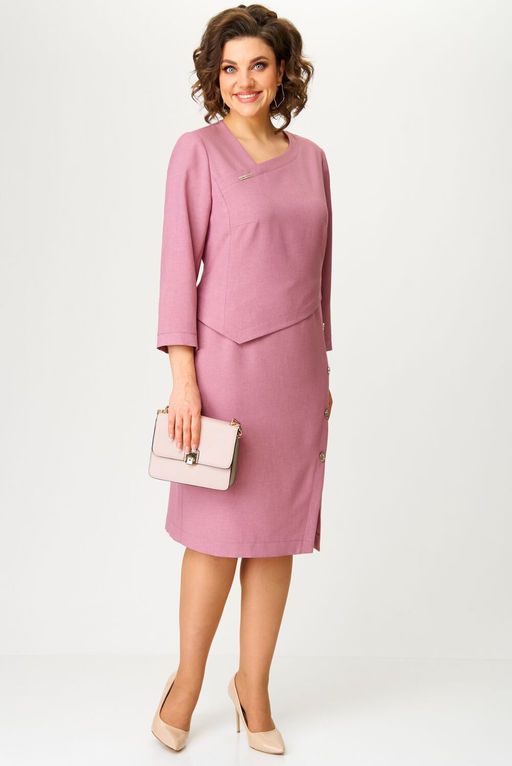 Платье Aira Style 24417А пыльная роза