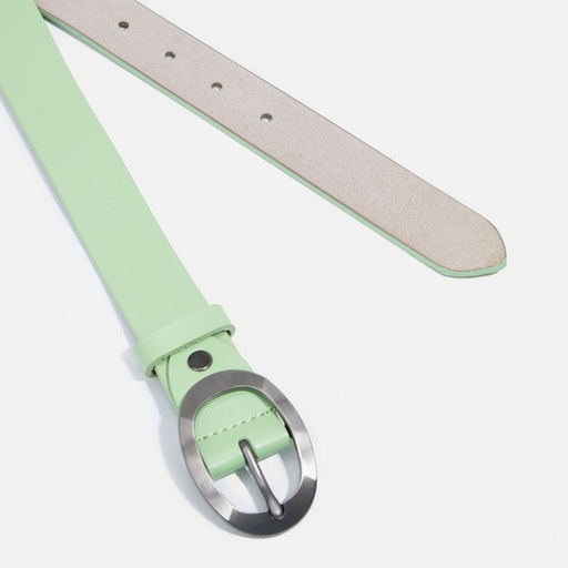 Ремень, ширина 3 см, винт, пряжка металл, цвет зелёный - Simaland фото 2