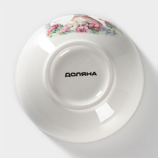 Миска фарфоровая Доляна Зайка, 250 мл, d=11,3 см  фото 22