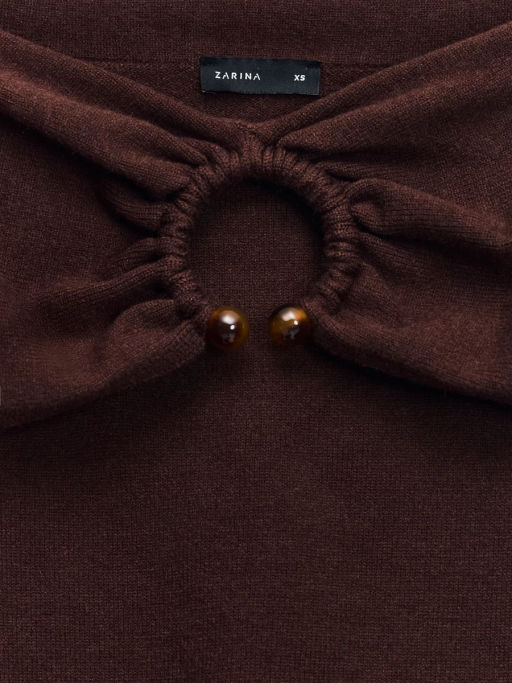 Джемпер со спущенными плечами / Zarina фото 8