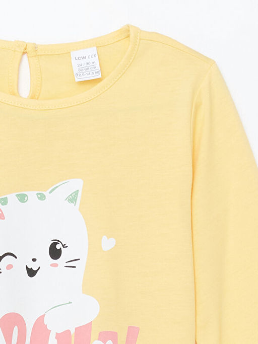 Bask?l? K?z Bebek Ti??rt - Waikiki фото 2