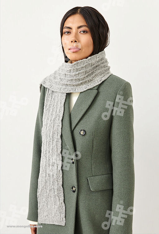 Шарф из 100% монгольской шерсти (арт. 05120) - Тод оймс ххк фото 8