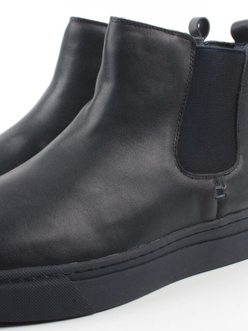 05-X30310M-7 DK. BLUE Ботинки зимние мужские (натуральная кожа, натуральный мех)