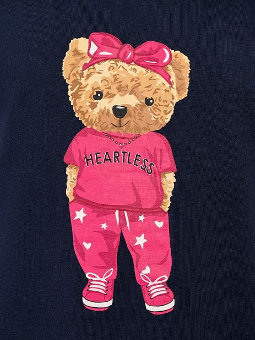 CRB wear / CWKG 63934-41 Платье для девочки,темно-синий  фото 5