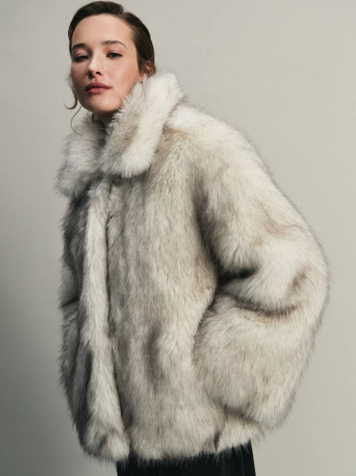 Шуба из искусственного меха / Zarina  фото 7
