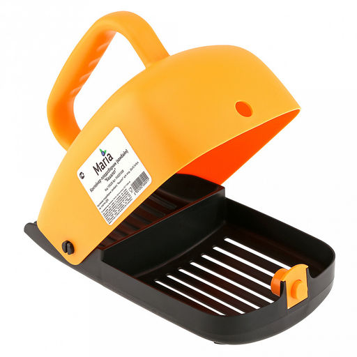 Марья (Maria) Комбайн (контейнер) плодосборник Кашалот для ягод, 25х15х16,4см, с заслонкой, пластик, цвет желтый (подходит для всех типов ягод) (Китай) - Домашняя мода фото 7