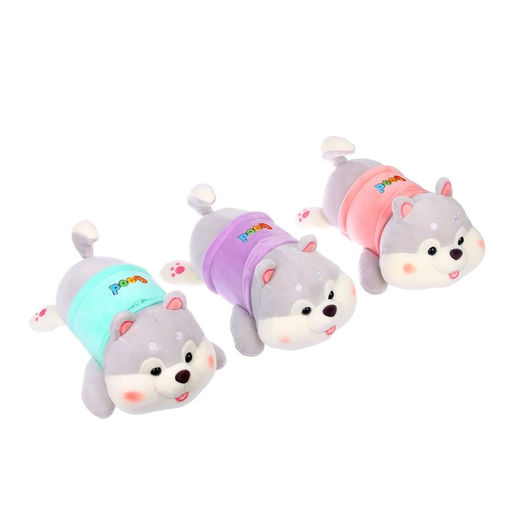 Цена за 3 шт. Мягкая игрушка «Хаски», 25 см, цвет МИКС