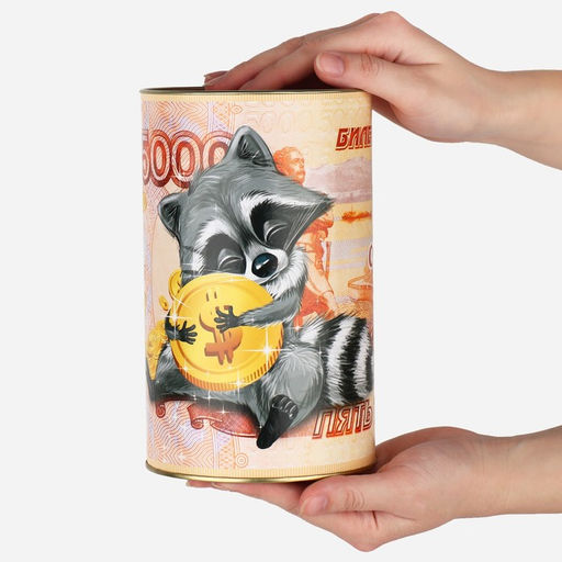 Копилка XXL «Енот», 20×12.5 см