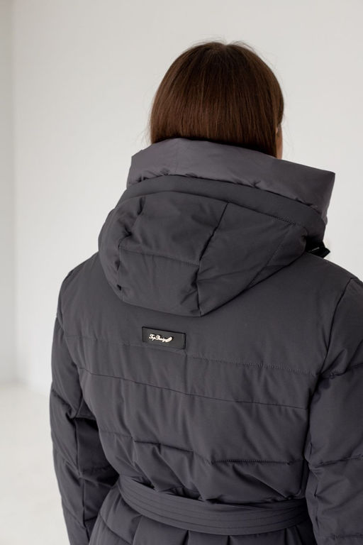 Полупальто J22D073CW темно-серый