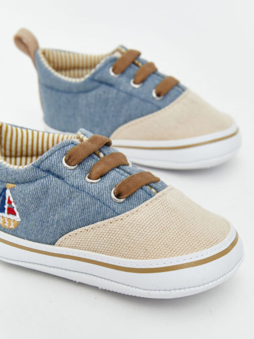 Ba?c?kl? Erkek Bebek Y?r?me ?ncesi Ayakkab?