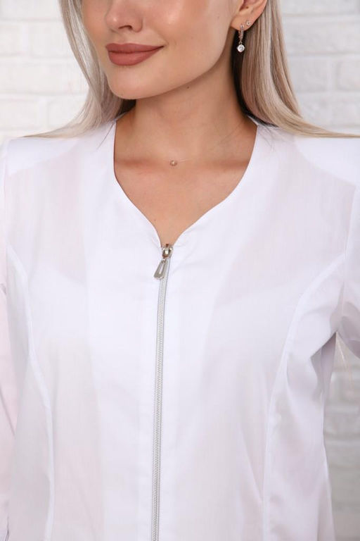 Халат женский 202 ТС. Цвет: белый - Стильб фото 6