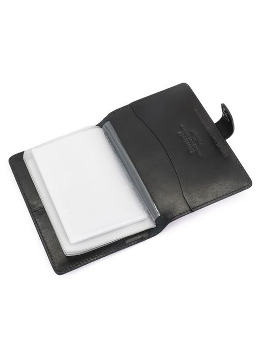 Мужская кожаная обложка для паспорта и автодокументов Dierhoff Д 6015-904 - Sergio valentini фото 7