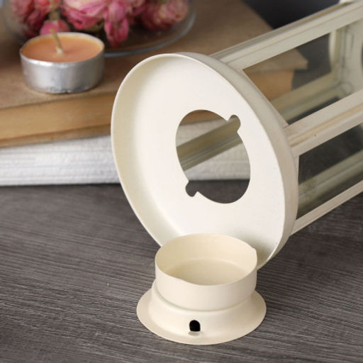 Подсвечник 21 см / WL-733 /уп 12/48/белый - Галеонтрейд фото 6