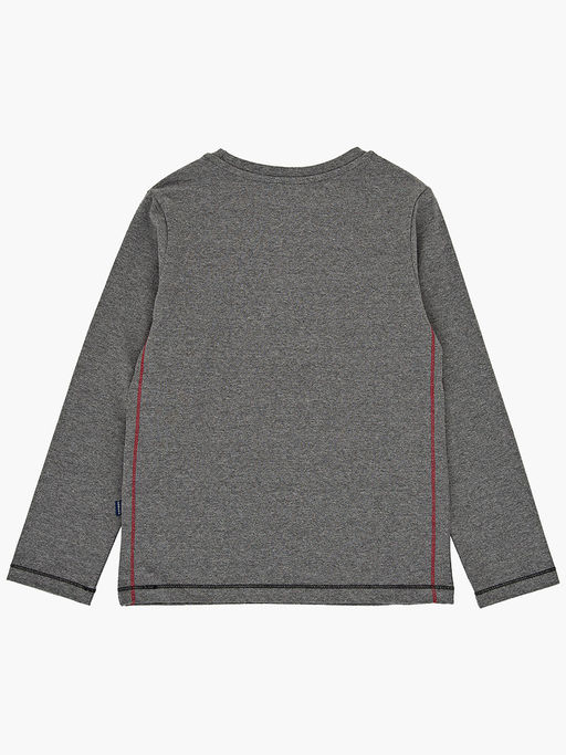 Лонгслив для мальчика с принтом UD 4832 графит - Mini maxi фото 3