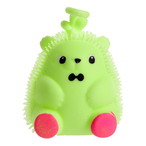 Цена за 9 шт. Мяч детский резиновый ёжка световой «Ёжик», цвета МИКС, в шоубоксе