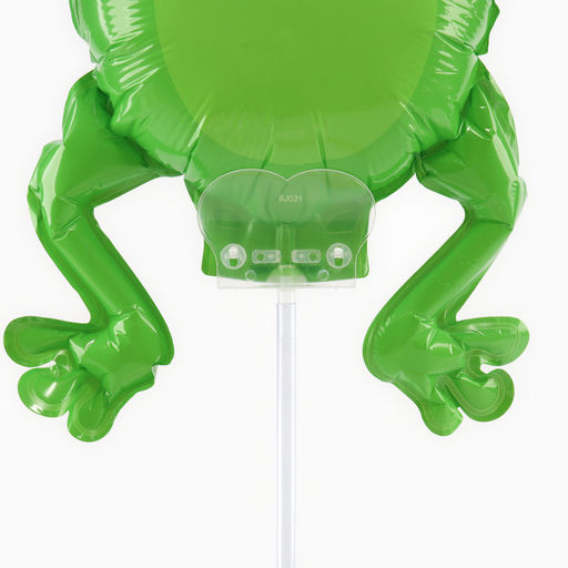 Цена за 5 шт. Воздушный шар фольгированный 14" «Лягушонок», фигура, для палочки