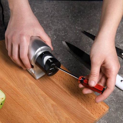 Ножеточка Luazon LTE-01, электрическая, для ножей/ножниц/отвёрток, 220 В, серая - Luazon home фото 4