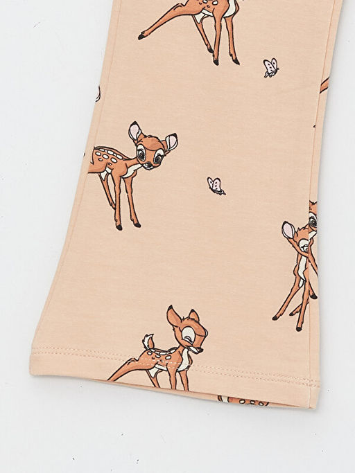 Beli Lastikli Bask?l? ispanyol Pa?a K?z Bebek Tayt - Waikiki фото 3