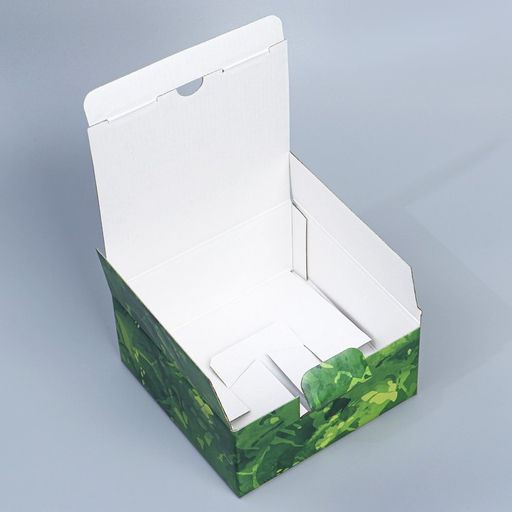 Цена за 2 шт. Коробка подарочная сборная, упаковка, 23 февраля, 15?15?7 см