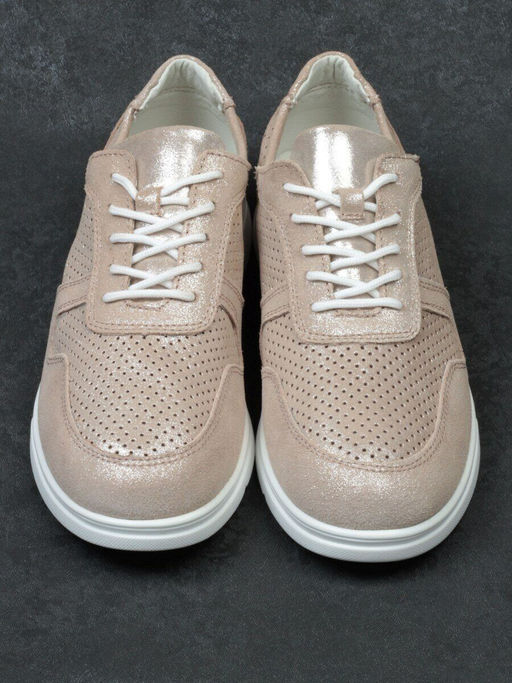 05-FEE01-2P BEIGE Кроссовки (нубук) - Фабричный китай фото 9