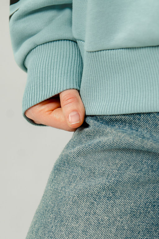 Арт. 15104 Свитшот женский 44-52 (5 шт) Цвет:мята