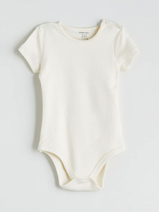Bisiklet Yaka Erkek Bebek ??t??tl? Bodysuit 3l?