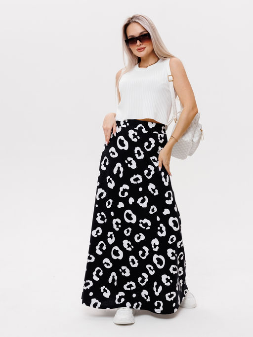 Юбка женская Ю-13 (кулирка) Темно-зеленая - Elenatex фото 11