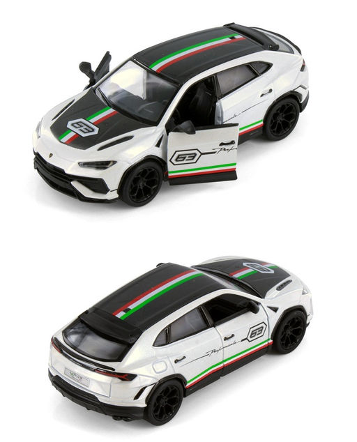 Kinsmart. Модель арт.KT5447WF/3 "Lamborghini Urus Performante" 1:36 (белый перламутр) инерц.