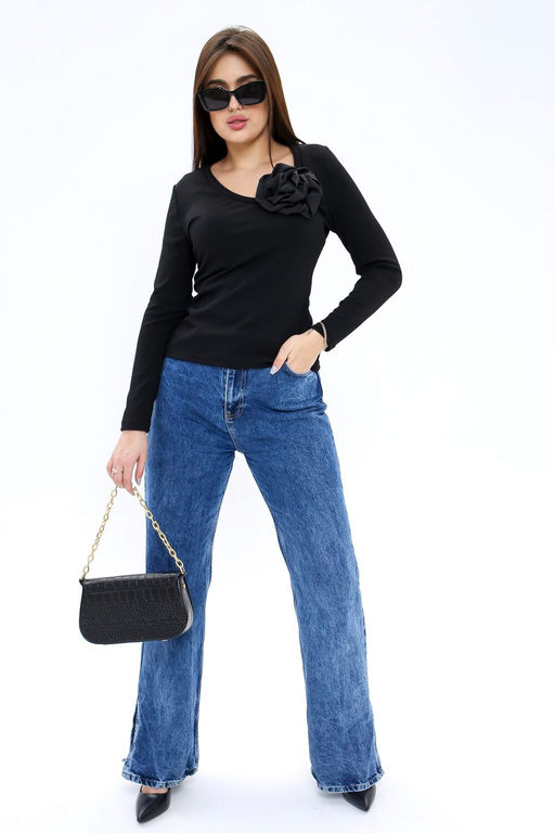 Лонгслив трикотажный Роза