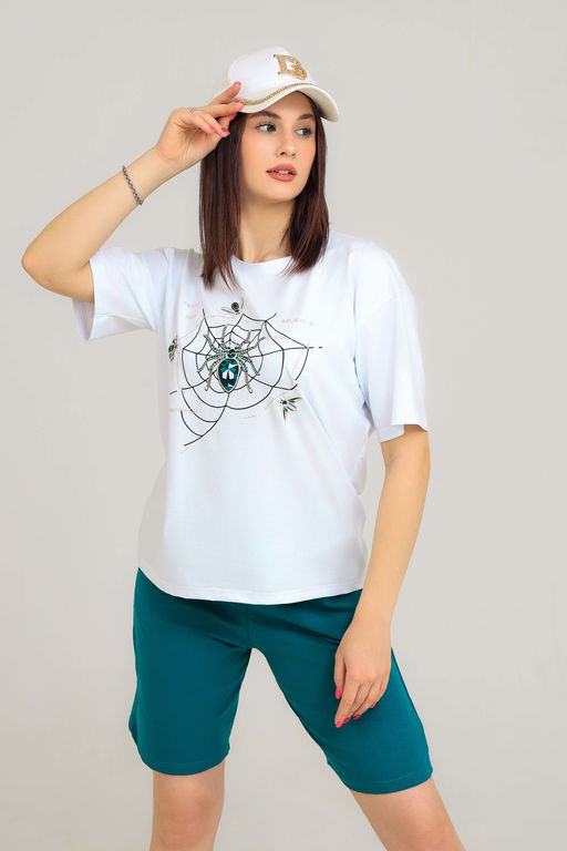 Шорты Натали 21586 из хлопка с полиэстером  фото 5