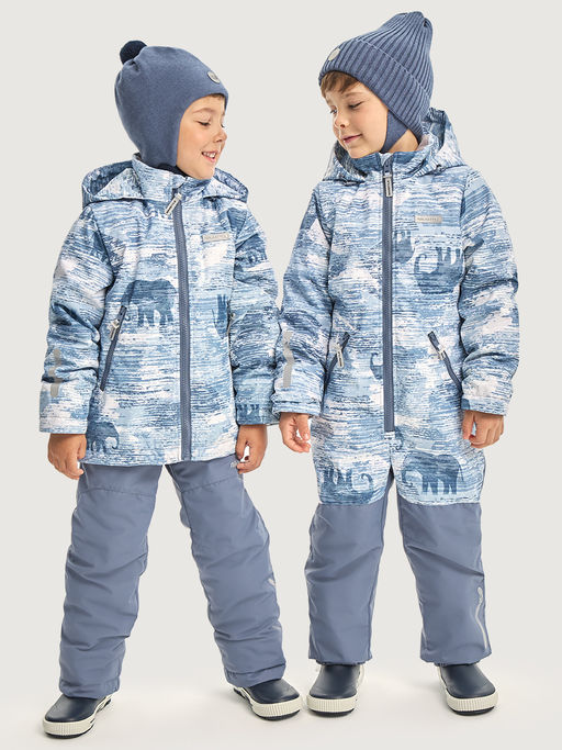 Комбинезон 8м1326 деним/серый