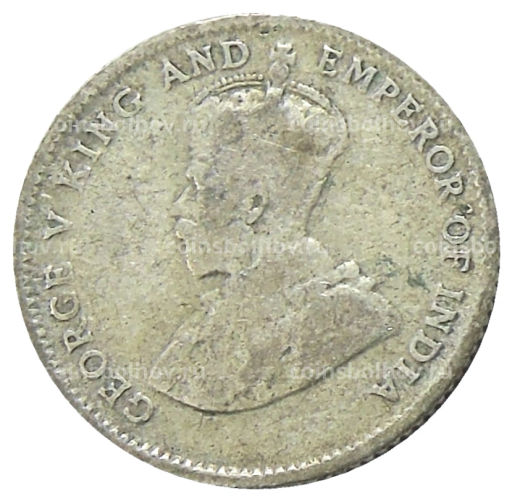 Монета 10 центов 1926 года Стрейтс Сетлментс