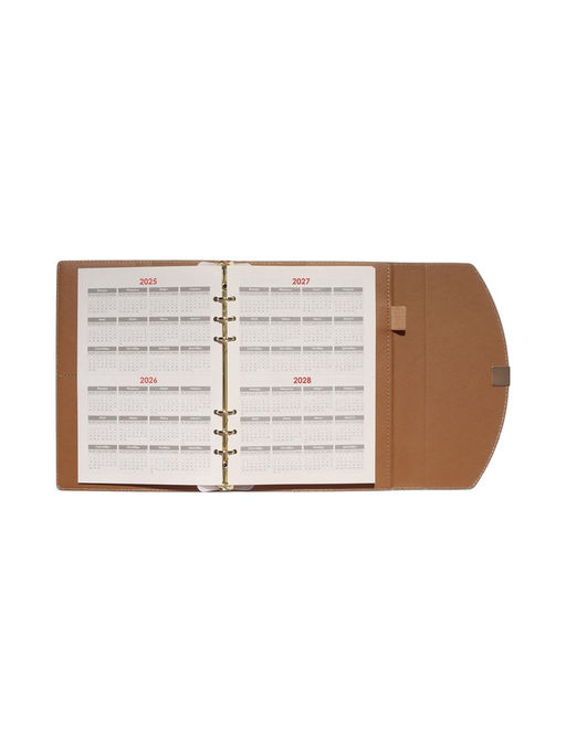 Органайзер на кольцах, A5, с клапаном, 80 листов, в линейку, искусственная кожа, бирюзовый - Simaland фото 6