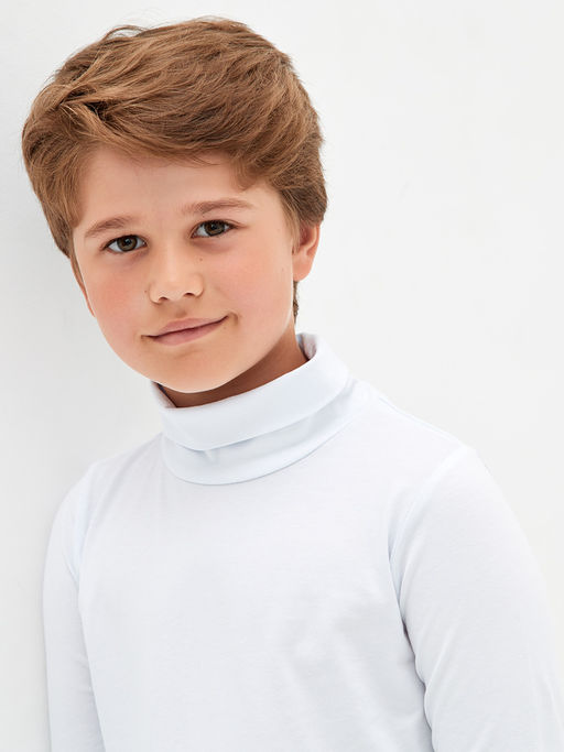 Белая водолазка для мальчика - Kogankids фото 12
