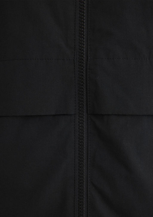 Kapusonlu Siyah Ceket - Mavi фото 7