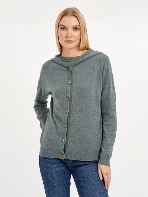 кардиган женский с капюшоном - Glenfield фото 5