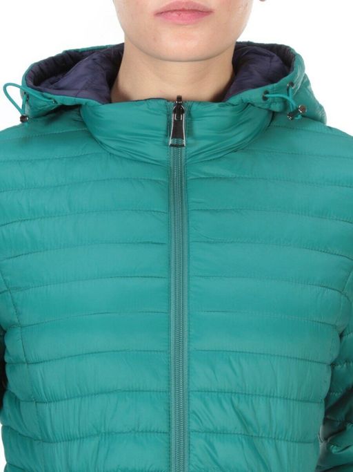9313 TURQUOISE/BLUE Куртка демисезонная двухсторонняя женская RIKA (100 гр. синтепон) - Fashion фото 20