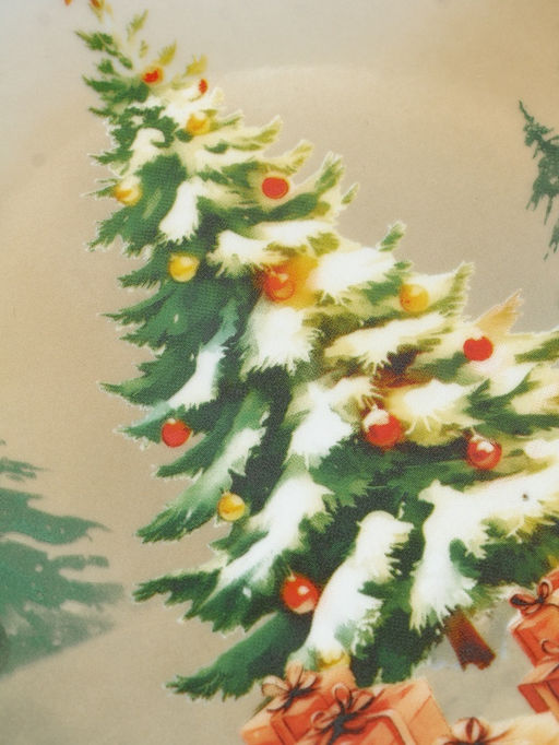 Посуда новогодняя «Новый Год», набор 4 предмета: тарелка