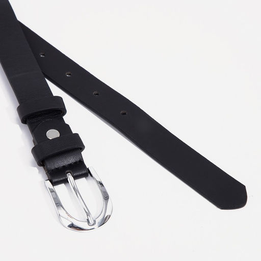 Ремень женский, ширина 2,5 см, винт, пряжка метал, цвет чёрный - Simaland фото 2