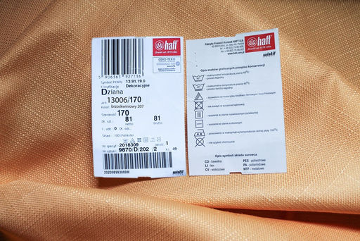 Арт. 13006/PВ/170/ОР, АРИСТОКРАТ, цвет оранжево-розовый, ТЕФЛОНОВАЯ ПРОПИТКА, ГОТОВЫЕ СКАТЕРТИ ширина 250 см x высота 150 см