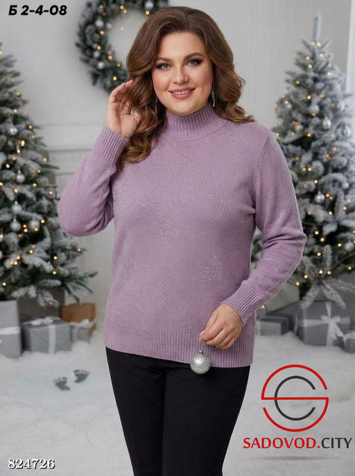 Кофта женская со снежинками